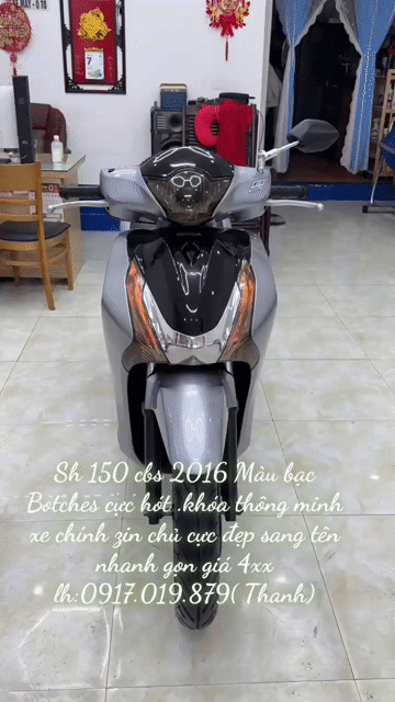 Honda SH 150 CBS 2016 Bạc. Mua bán Xe máy tại Thành phố Vũng Tàu Bà Rịa - Vũng Tàu được đăng bởi XE MÁY BẢO THANH  TPVŨNG TÀU hình 1