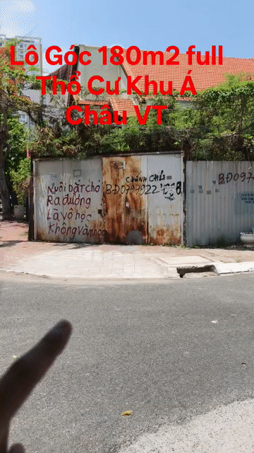 Mua bán Đất Thành phố Vũng Tàu Bà Rịa - Vũng Tàu diện tích 180 m² giá 18,6 tỷ