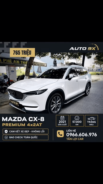 🚘 𝐌𝐚𝐳𝐝𝐚 𝐂𝐗-𝟖 𝐏𝐫𝐞𝐦𝐢𝐮𝐦 𝟒𝐱𝟐𝐀𝐓 𝐌𝐨𝐝𝐞𝐥 𝟐𝟎𝟐𝟐 - 𝟓𝟎.𝟎𝟎𝟎 𝐤𝐦. Mua bán Ô tô tại Thành phố Thủ Đức Tp Hồ Chí Minh được đăng bởi Tấn Lợi Car hình 1
