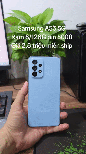 Samsung A53 5G 128GB màn zin còn vân màn face id. Mua bán Điện thoại tại Quận Hà Đông Hà Nội được đăng bởi Shop Điện Thoại Cũ Zin hình 1