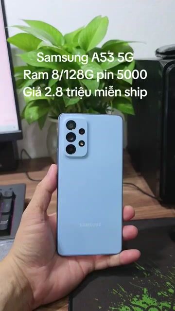 Samsung A53 5G 128GB màn zin còn vân màn face id. Mua bán Điện thoại tại Quận Hà Đông Hà Nội được đăng bởi Shop Điện Thoại Cũ Zin hình 1