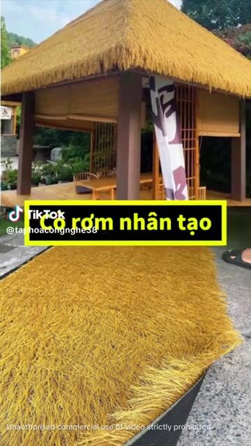 Thảm rơm vàng nâu 20m x 1m. Dịch vụ dọn dẹp nhà tại Quận 12 Tp Hồ Chí Minh được đăng bởi Bố Kẹo Chíp hình 1
