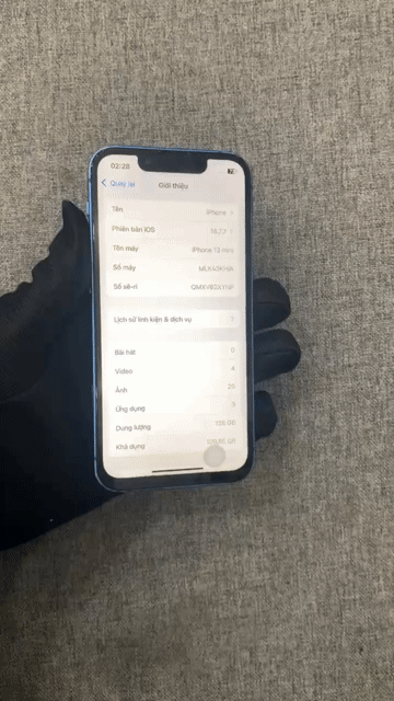 iPhone 13 Mini 128GB Xanh full chức năng nhận GL. Mua bán Điện thoại tại Quận Thanh Xuân Hà Nội được đăng bởi EnterPhone hình 1