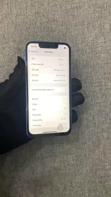 iPhone 13 Mini 128GB Xanh full chức năng nhận GL. Mua bán Điện thoại tại Quận Thanh Xuân Hà Nội được đăng bởi EnterPhone hình 1