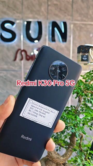 Redmi K30 Pro R8+128 Snap865 NFC Sẵn tiếng việt. Mua bán Điện thoại tại Huyện Trảng Bàng Tây Ninh được đăng bởi Sun Mobile Shop Điện Thoại Trảng Bàng Tây Ninh 01 hình 1