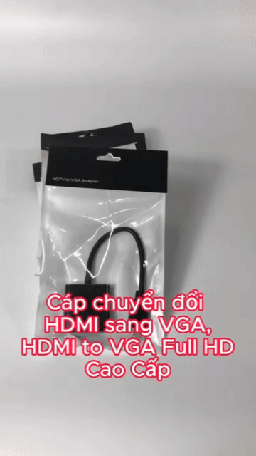 🌐 THIẾT BỊ CHUYỂN CỔNG HDMI SANG VGA KÈM ÂM THANH. Mua bán Phụ kiện (Màn hình, Chuột...) tại Quận Ninh Kiều Cần Thơ được đăng bởi Vân Long hình 1