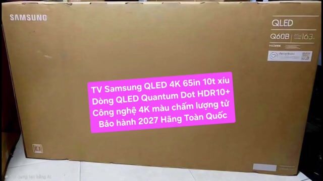TV QLED Samsung 65Q60B 65in 4K QLED Bảo Hành 2027. Mua bán Tivi, Âm thanh tại Quận 8 Tp Hồ Chí Minh được đăng bởi Nguyen nguyen hình 1