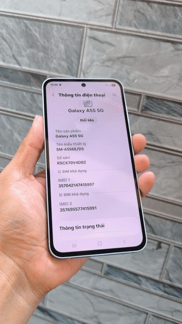 Samsung A55 5G 8GB/128GB Trắng. Mua bán Điện thoại tại Huyện Đất Đỏ Bà Rịa - Vũng Tàu được đăng bởi Tuan Pham hình 1
