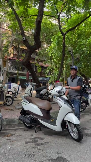 Lead125 Trắng Nâu Nguyên Bản đẹp biển Hn Lead. Mua bán Xe máy tại Quận Ba Đình Hà Nội được đăng bởi Xe Máy Nam Thi hình 1