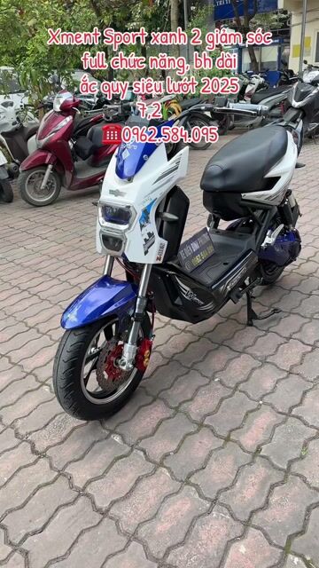 Xe máy điện XM50 Xmen Sports 2025 Xanh. Mua bán Xe điện tại Quận Bắc Từ Liêm Hà Nội được đăng bởi Xe điện Bình Phương hình 1