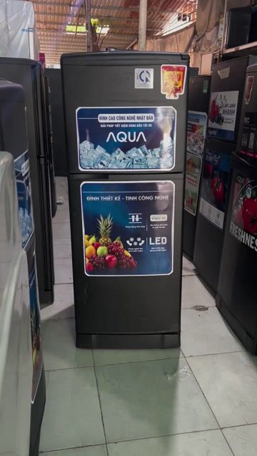 ( 1tr900 ) Tủ lạnh Aqua 130L. Mua bán Tủ lạnh tại Quận 7 Tp Hồ Chí Minh được đăng bởi TH Điện lạnh giá rẻ siêu rẻ HCM hình 1