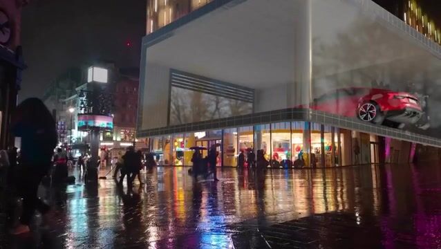 Car Display Anamorphic Ad