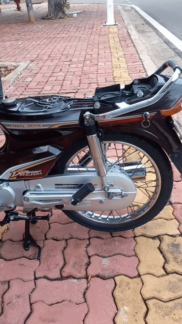 Honda Super Dream 2013 Đỏ mận. Mua bán Xe máy tại Huyện Châu Đức Bà Rịa - Vũng Tàu được đăng bởi anh bach hình 1