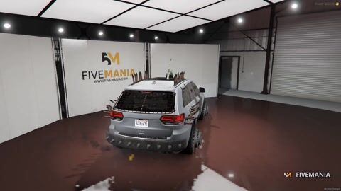 FIVEM Mammoth | Armored Post-Apocalyptic SUV [Unbadged] Add-On | Custom Armor | Spikes & Plow | Mounted Weapon | Off-Road Ready | Add-On | Optimized | Fivem Ready | High Quality, video preview