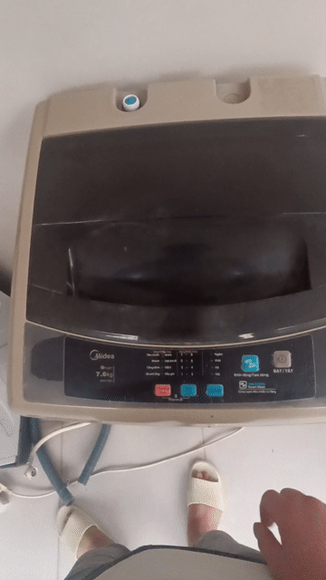 Máy giặt Midea 7.6kg Xám Đã sử dụng. Mua bán Máy giặt tại Quận Bắc Từ Liêm Hà Nội được đăng bởi Duyên Bắc Tình Trung hình 1