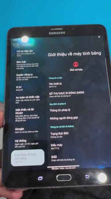 Samsung Tab S2 T715 8 inch Đen. Mua bán Máy tính bảng tại Quận Hai Bà Trưng Hà Nội được đăng bởi Dũng hình 1