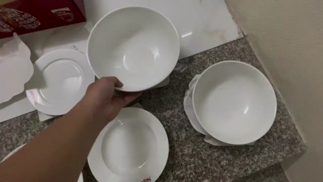 Bộ bát đĩa Gốm sứ Trắng 15 món. Mua bán Dụng cụ nhà bếp tại Quận Hoàng Mai Hà Nội được đăng bởi Dương Tuấn Anh hình 1