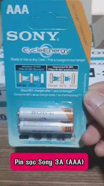Pin sạc sony AA 4600 mAh bộ 2 viên | Pin tiểu 2A - 91156538
