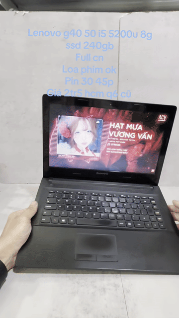 Lenovo G40-50 i5 5200u 8GB/256GB Đen. Mua bán Laptop tại Quận 6 Tp Hồ Chí Minh được đăng bởi Máy Tính Bảo Ngọc hình 1