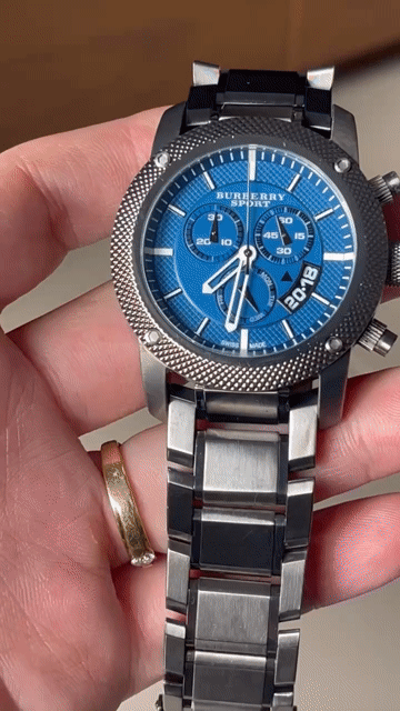 Burberry Sport Chronograph BU7718 size 44mm. Mua bán Đồng hồ tại Quận Tân Phú Tp Hồ Chí Minh được đăng bởi Đồng Hồ Tokyo hình 1