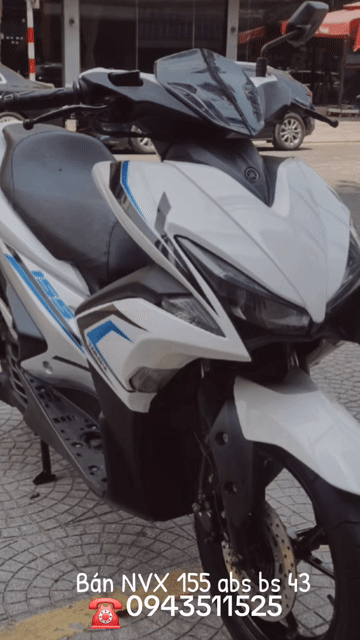 Yamaha NVX 155 ABS Smartkey Trắng. Mua bán Xe máy tại Quận Hải Châu Đà Nẵng được đăng bởi Manh hình 1