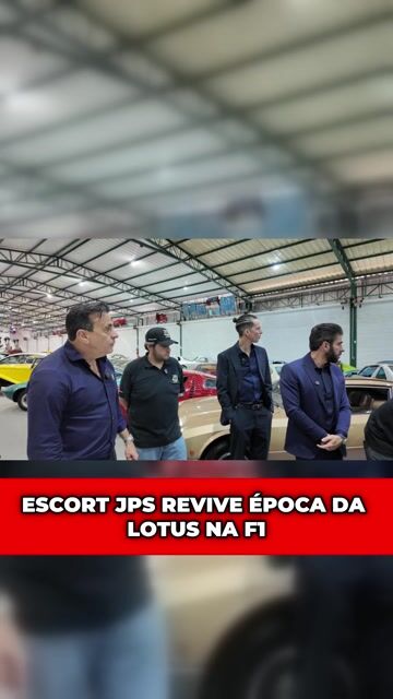 ESCORT JPS REVIVE ÉPOCA DA LOTUS NA F1