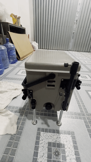 Thùng câu đài JRFISH 18L Xám. Mua bán Đồ thể thao, Dã ngoại tại Thành phố Mỹ Tho Tiền Giang được đăng bởi Thanh Duy hình 1