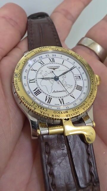 Longines The Pioneers Watch Vàng 18K Automatic. Mua bán Đồng hồ tại Quận Hà Đông Hà Nội được đăng bởi mạnh  hình 1