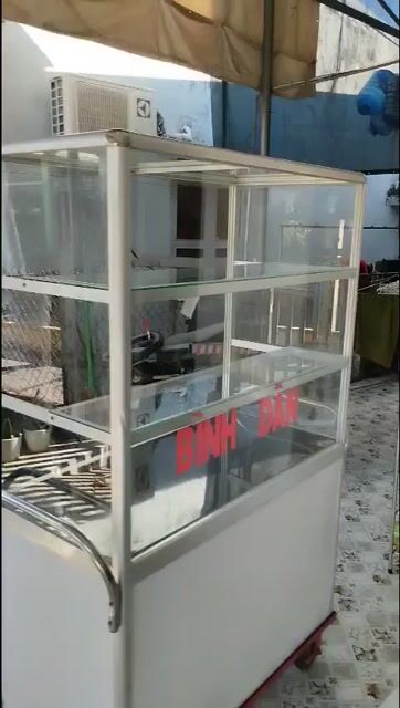 Tủ bán hàng rong nhôm kính 1m x 1m6. Mua bán Đồ chuyên dụng, Giống nuôi trồng tại Thị xã Gò Công Tiền Giang được đăng bởi anh tuấn hình 1