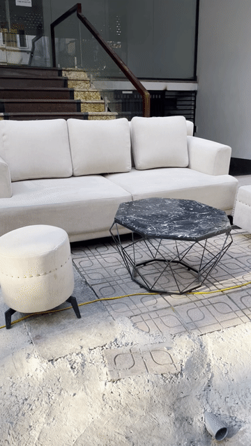 Bộ sofa Vải Đá 5 món. Mua bán Bàn ghế tại Quận Bắc Từ Liêm Hà Nội được đăng bởi Vũ tiến dung hình 1