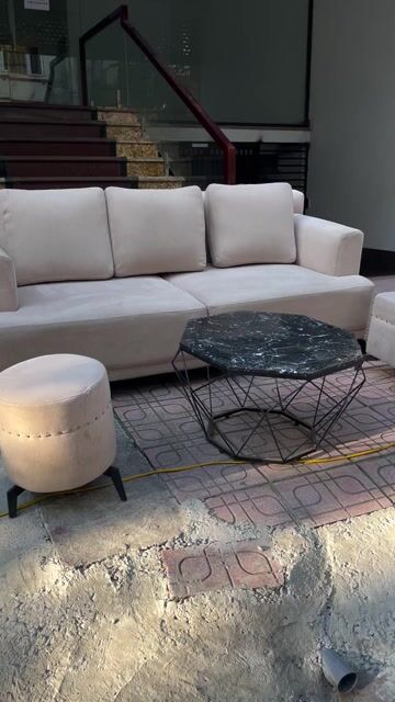 Bộ sofa Vải Đá 5 món. Mua bán Bàn ghế tại Quận Bắc Từ Liêm Hà Nội được đăng bởi Vũ tiến dung hình 1