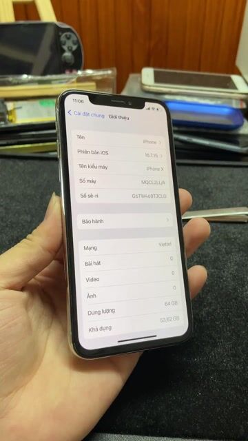 Apple iPhone X 64GB Trắng Đã sử dụng. Mua bán Điện thoại tại Thành phố Hồng Ngự Đồng Tháp được đăng bởi Trần Trung Tín hình 1