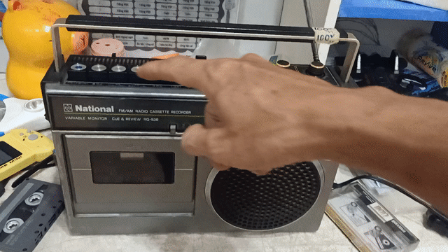 Đài radio cassette National. Mua bán Tivi, Âm thanh tại Thành phố Thuận An Bình Dương được đăng bởi Hoàng Thắng  hình 1