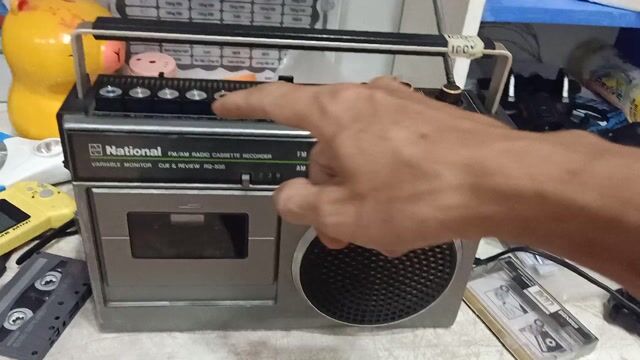 Đài radio cassette National. Mua bán Tivi, Âm thanh tại Thành phố Thuận An Bình Dương được đăng bởi Hoàng Thắng  hình 1