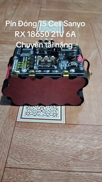 Pin đóng 15 Cell Sanyo RX 6A. Chuyên tải nặng. Mua bán Đồ chuyên dụng, Giống nuôi trồng tại Huyện Châu Thành A Hậu Giang được đăng bởi TK Battery  hình 1