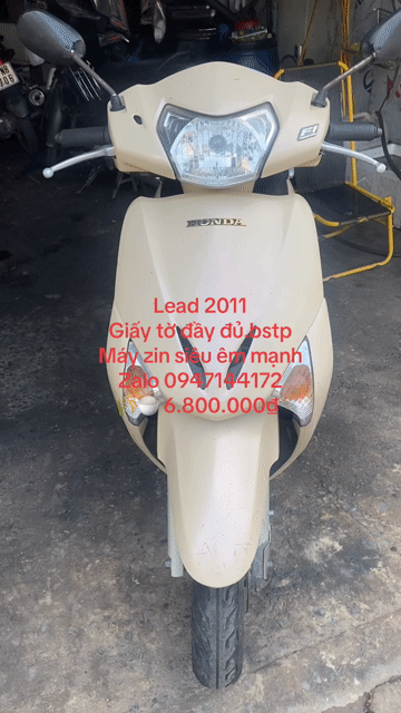 Honda Lead 2011 Vàng kem. Mua bán Xe máy tại Huyện Bình Chánh Tp Hồ Chí Minh được đăng bởi Bình tĩnh sống hình 1