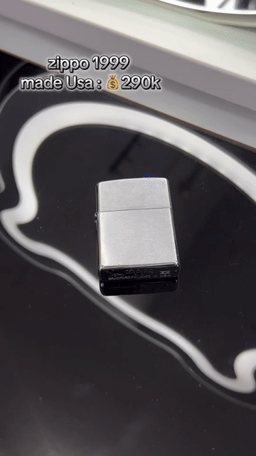 Bật lửa Zippo 1999 Bạc Mỹ. Mua bán Đồ sưu tầm, đồ cổ tại Quận 7 Tp Hồ Chí Minh được đăng bởi Thanh Tâm hình 1