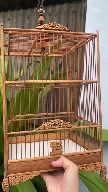 Lồng chim Tre Vuông Nâu. Mua bán Phụ kiện, Thức ăn, Dịch vụ tại Quận 6 Tp Hồ Chí Minh được đăng bởi KEN hình 1