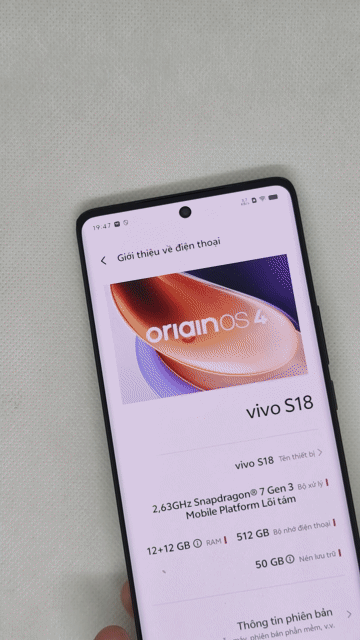 Vivo s18 12/512 full chức năng . Mua bán Điện thoại tại Quận Thanh Xuân Hà Nội được đăng bởi Đỗ Mạnh Nhuận hình 1