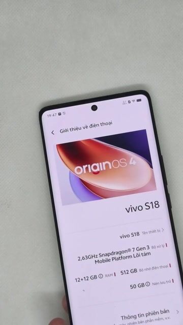Vivo s18 12/512 full chức năng . Mua bán Điện thoại tại Quận Thanh Xuân Hà Nội được đăng bởi Đỗ Mạnh Nhuận hình 1