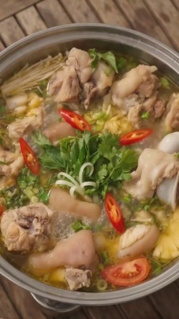 Lẩu giò heo hầm xương ống. Mua bán Đồ ăn, thực phẩm và các loại khác tại Huyện Hóc Môn Tp Hồ Chí Minh được đăng bởi Trần Hoàng Minh Hiền hình 1