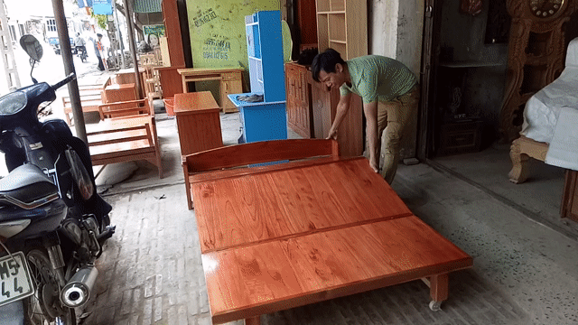 Giường gấp gỗ Thông minh. Mua bán Giường, chăn ga gối nệm tại Quận Nam Từ Liêm Hà Nội được đăng bởi Canh hình 1