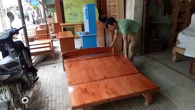Giường gấp gỗ Thông minh. Mua bán Giường, chăn ga gối nệm tại Quận Nam Từ Liêm Hà Nội được đăng bởi Canh hình 1