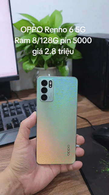 OPPO Reno 6 5G 128GB zin nguyên cây máy mượt. Mua bán Điện thoại tại Quận Hà Đông Hà Nội được đăng bởi Shop Điện Thoại Cũ Zin hình 1