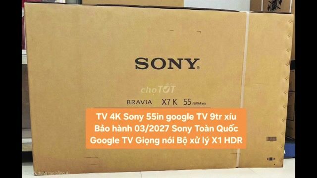 TV 4K Sony KD-55X75K 55in Google TV BảoHành 3/2027. Mua bán Tivi, Âm thanh tại Quận 8 Tp Hồ Chí Minh được đăng bởi Nguyen nguyen hình 1