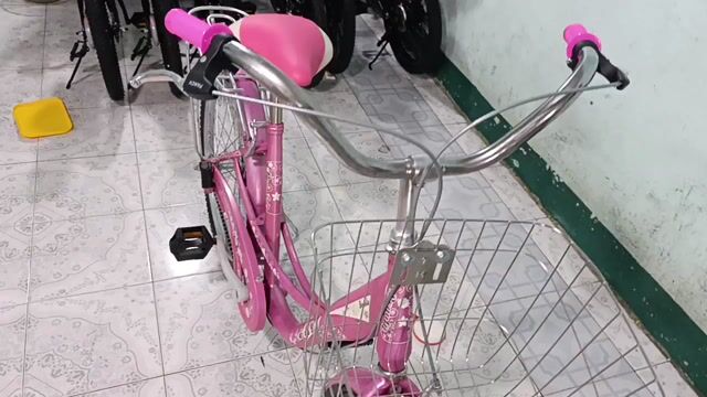 Xe đạp mini màu Hồng 24 inch mới 90%. Mua bán Xe đạp tại Thành phố Biên Hòa Đồng Nai được đăng bởi Minh Anh hình 1