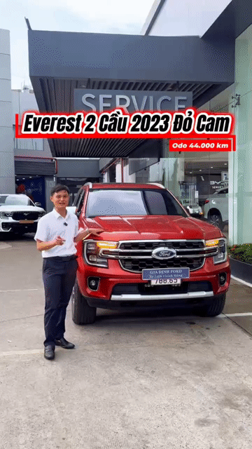 Ford Everest Titanium 10AT Birtubo 4x4 2023 Đỏ Cam. Mua bán Ô tô tại Quận 12 Tp Hồ Chí Minh được đăng bởi Gia Định Ford User Car hình 1