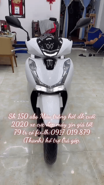 Honda SH 150 ABS 2020 Trắng. Mua bán Xe máy tại Thành phố Vũng Tàu Bà Rịa - Vũng Tàu được đăng bởi XE MÁY BẢO THANH  TPVŨNG TÀU hình 1