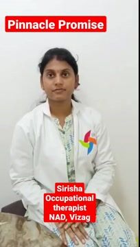 Pinnacle Blooms Network 75th Independence Day Promise by Sirisha Buddha, Occupational Therapist of Pinnacle @ NAD, Vizag in Hindi
