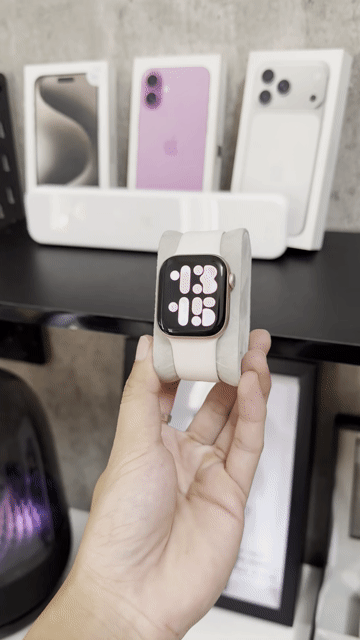 Apple Watch Series 10 42mm Rosegold. Mua bán Thiết bị đeo thông minh tại Quận Bình Thạnh Tp Hồ Chí Minh được đăng bởi Phúc hình 1